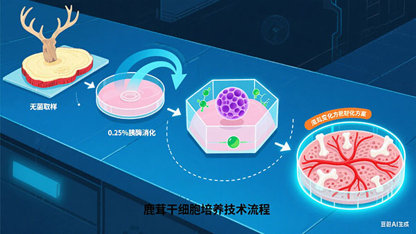 鹿茸干细胞培养技术